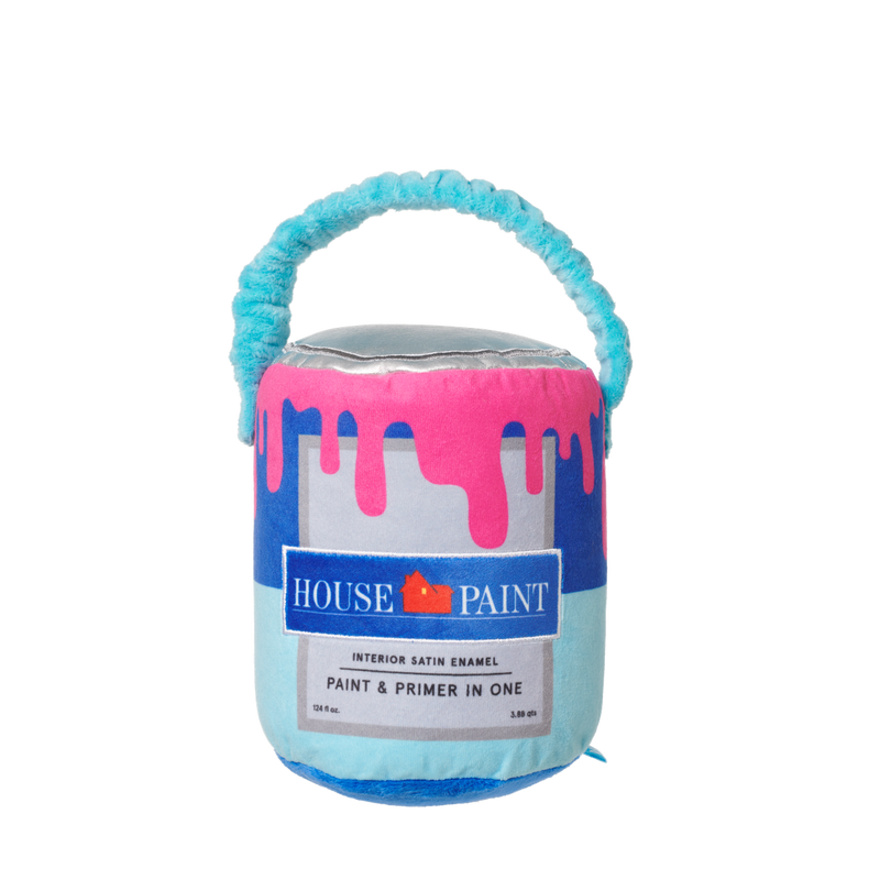 Kevin's Paint Can Plush Tug Dog Toy