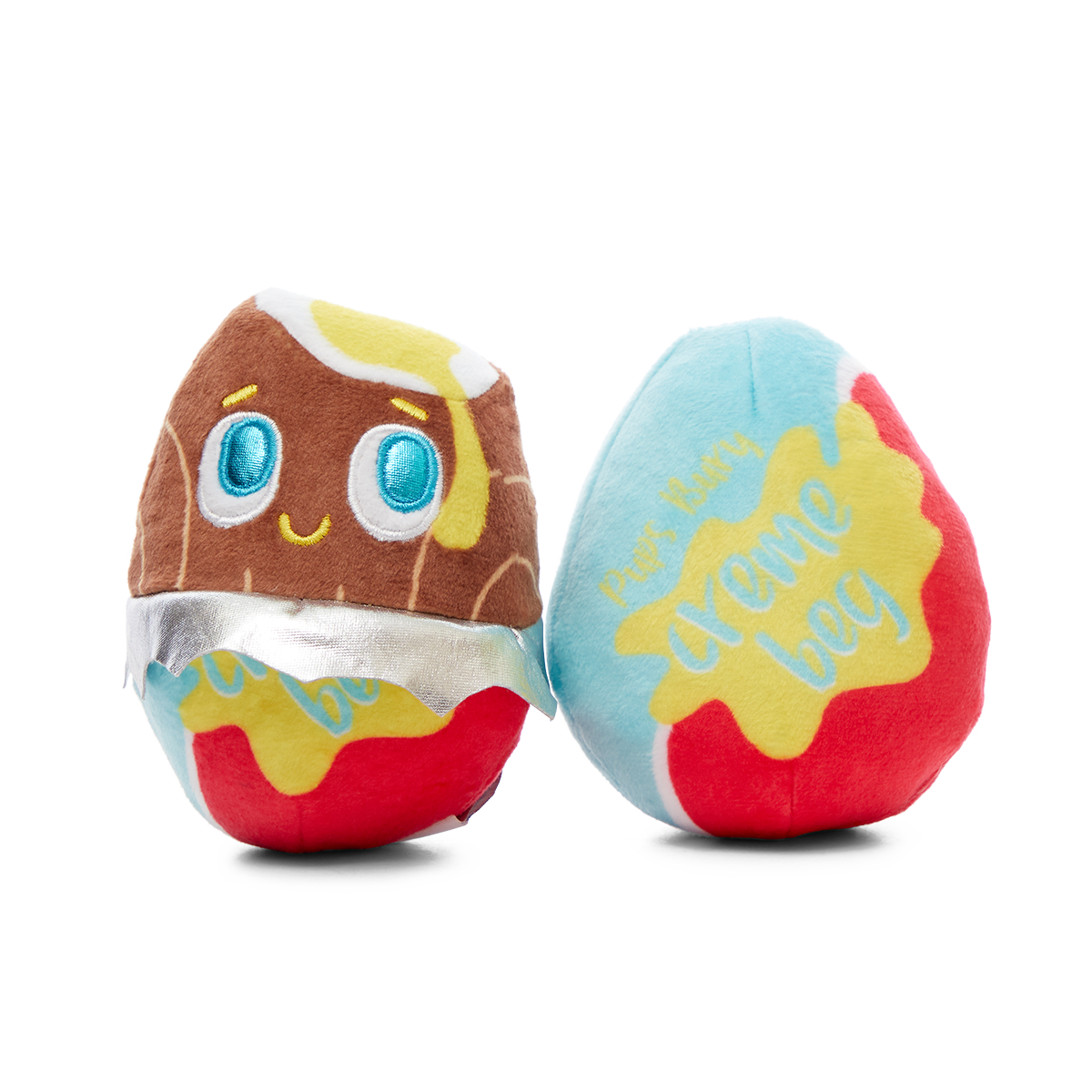 Cadfurry Eggs Plush Multi-Part + Fetch Dog Toy