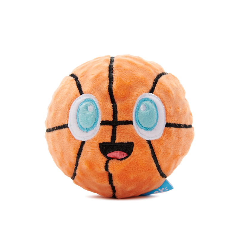 Drool & Dribble Basketball Plush Fetch Dog Toy