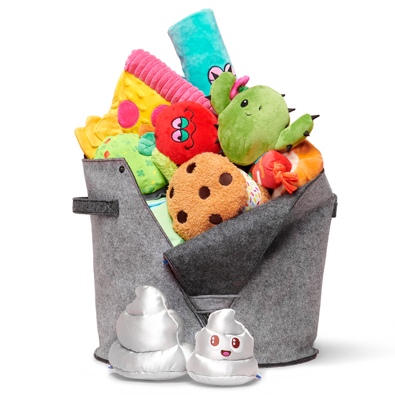 Felt Dog Toy Bin