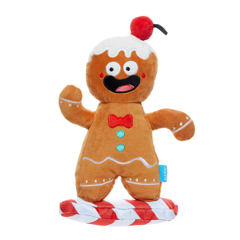 Gingershred Man Plush Tug Dog Toy