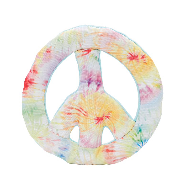 Give Peace a Tug Plush Dog Toy