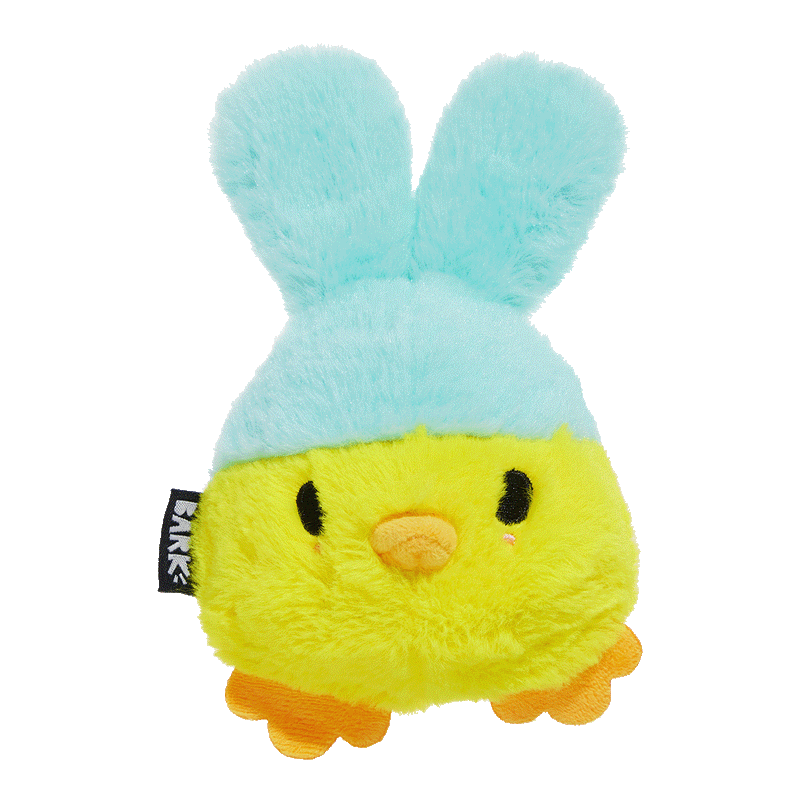 Good Hare Day Chick Super Chewer Durable 2-in-1 + Tug Dog Toy