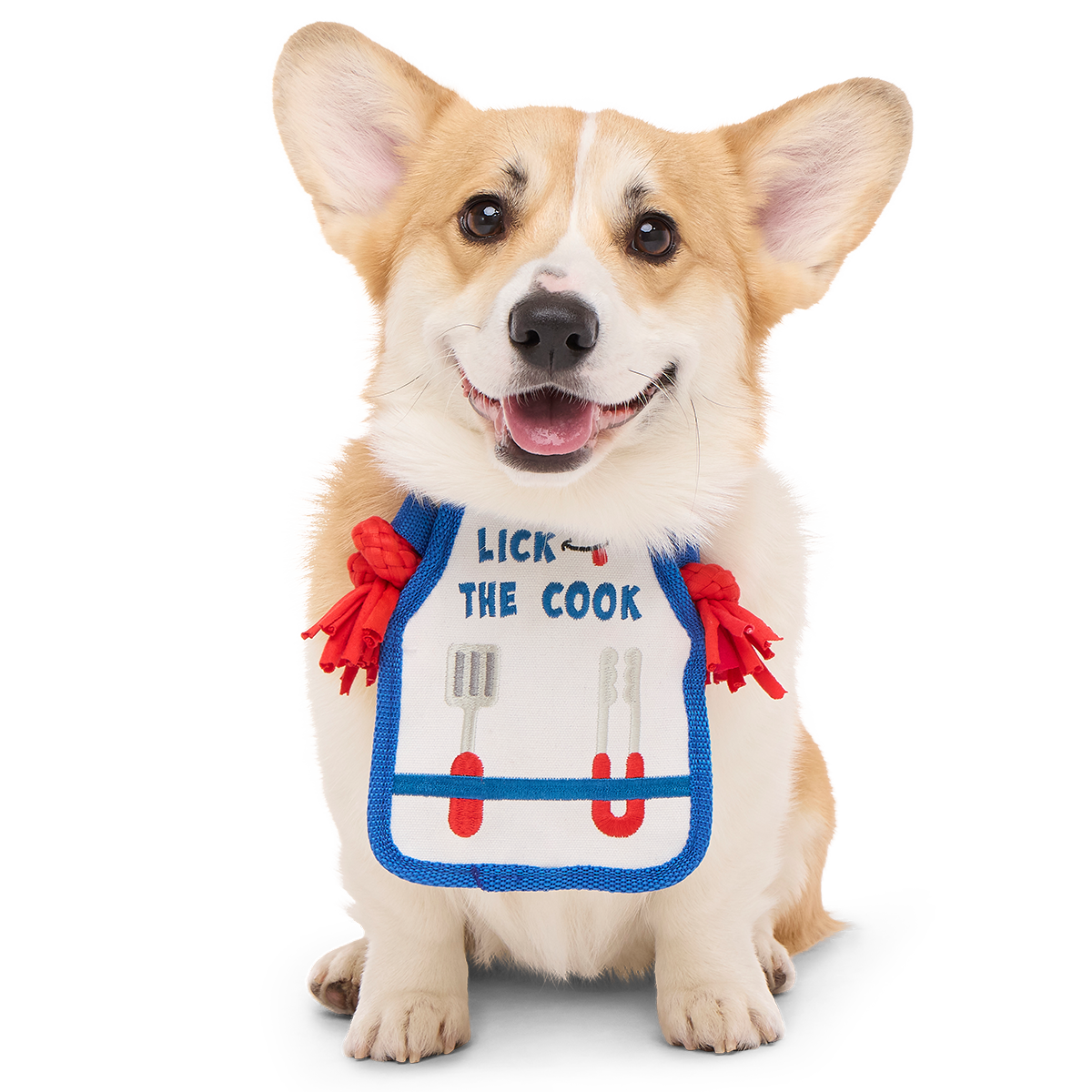 Grrrill Champ Apron Plush Tug + Wearable Dog Toy