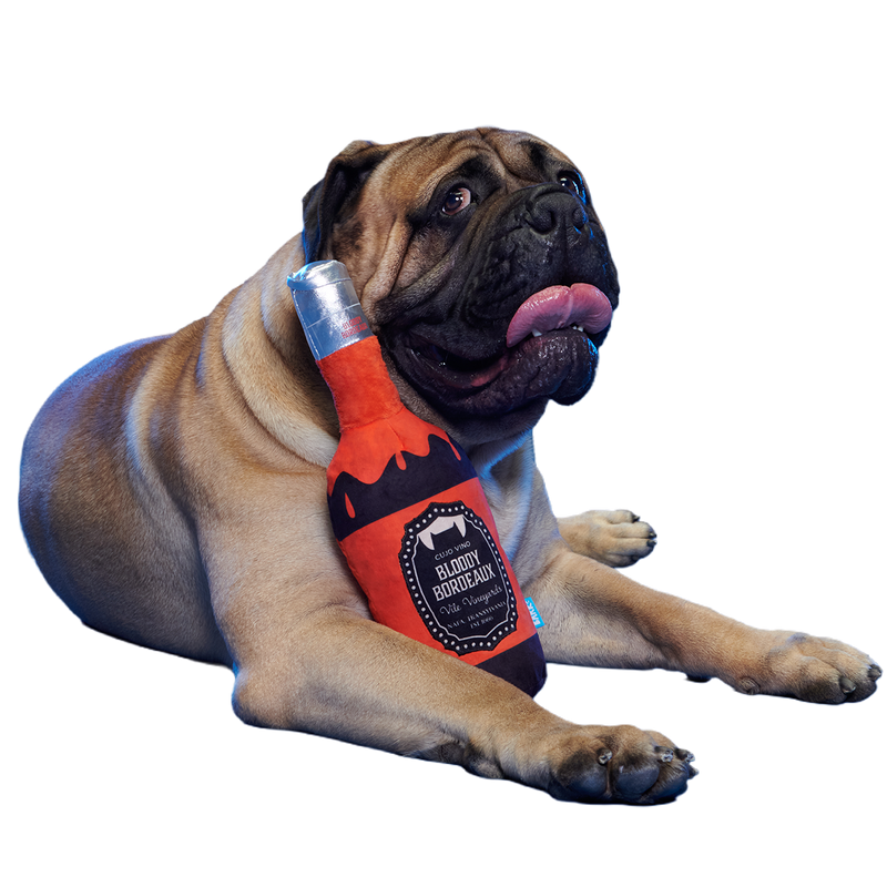 Hallowine Plush Extra-Large + Tug Dog Toy
