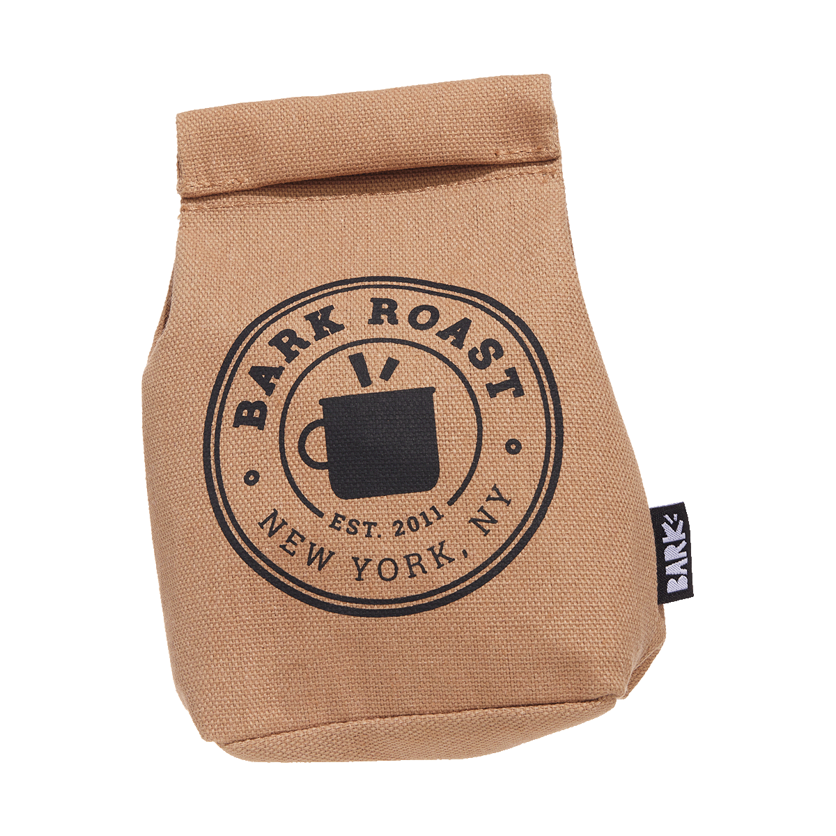 Jitter Pug Coffee Bean Super Chewer Durable 2-in-1 Dog Toy