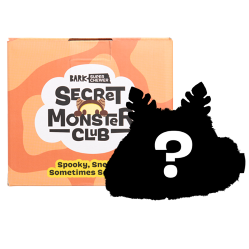 Secret Monster Club, Super Chewer Durable 2-in-1 Rip and Reveal Monthly Dog Toys