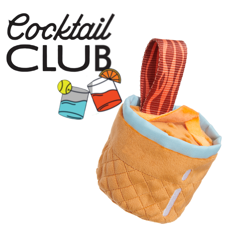 Cocktail Club, Plush Cocktail Monthly Dog Toys