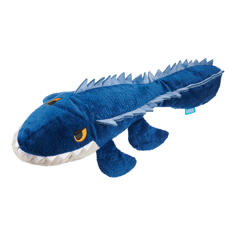 Mosasaurus Plush 2-in-1 + Tug Dog Toy