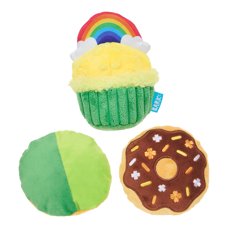 Patty Cakes Plush Multi-Part Dog Toy