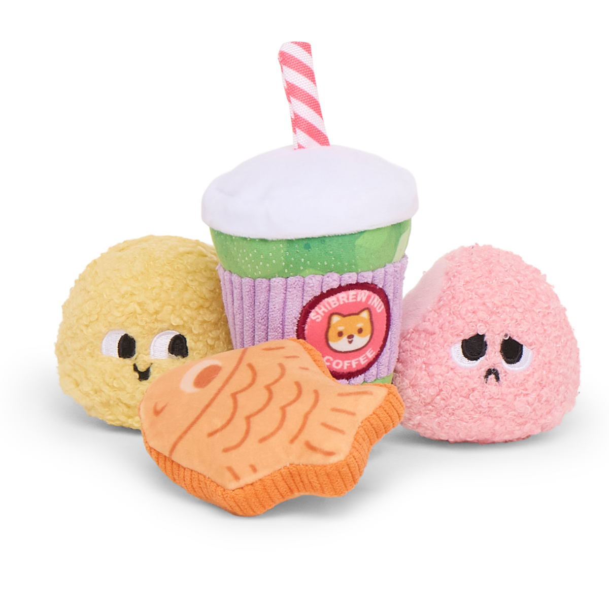 Muttcha & Mochi Mates Plush Multi-Part Dog Toy