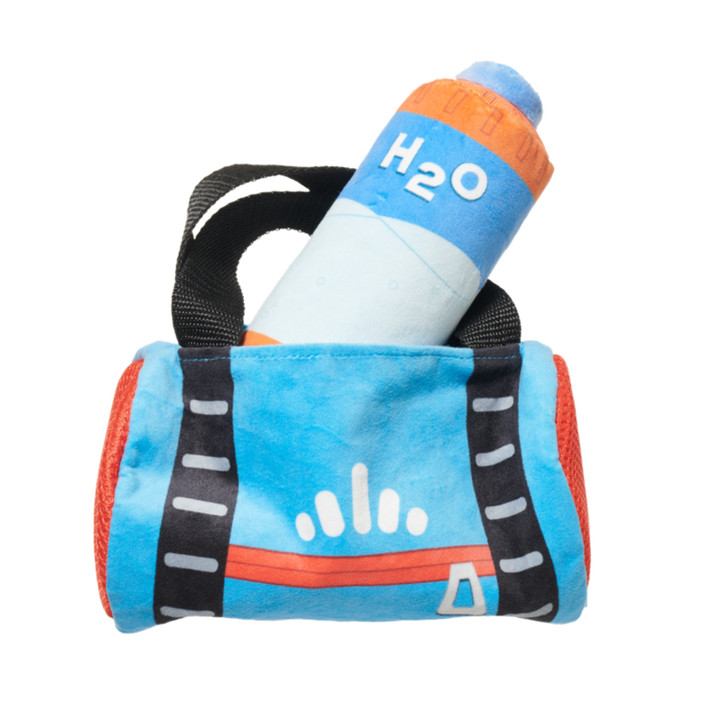 Ruff & Stuffed Duffel Plush Tug + Multi-Part + Enrichment Dog Toy