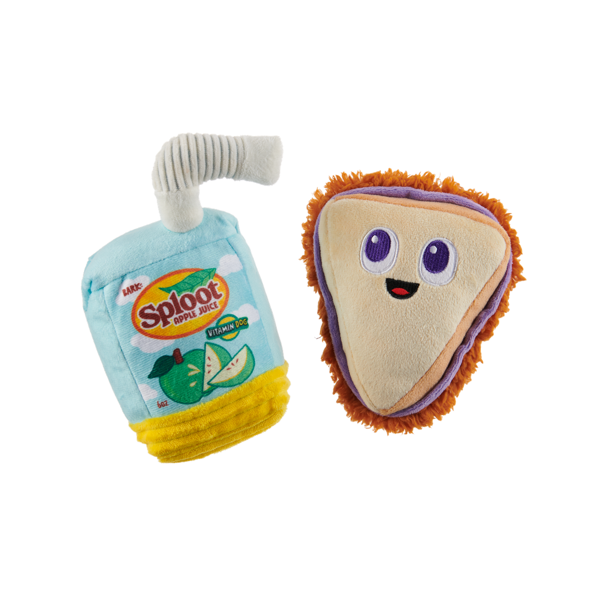 Sammy & The Juice Plush Multi-Part Dog Toy