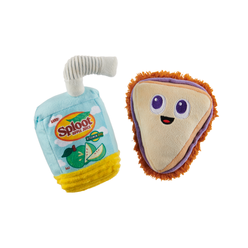 Sammy & The Juice Plush Multi-Part Dog Toy