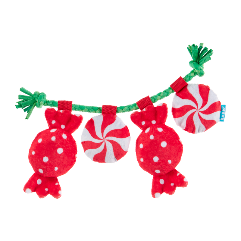 Puppermint Sweeties Plush Tug Dog Toy