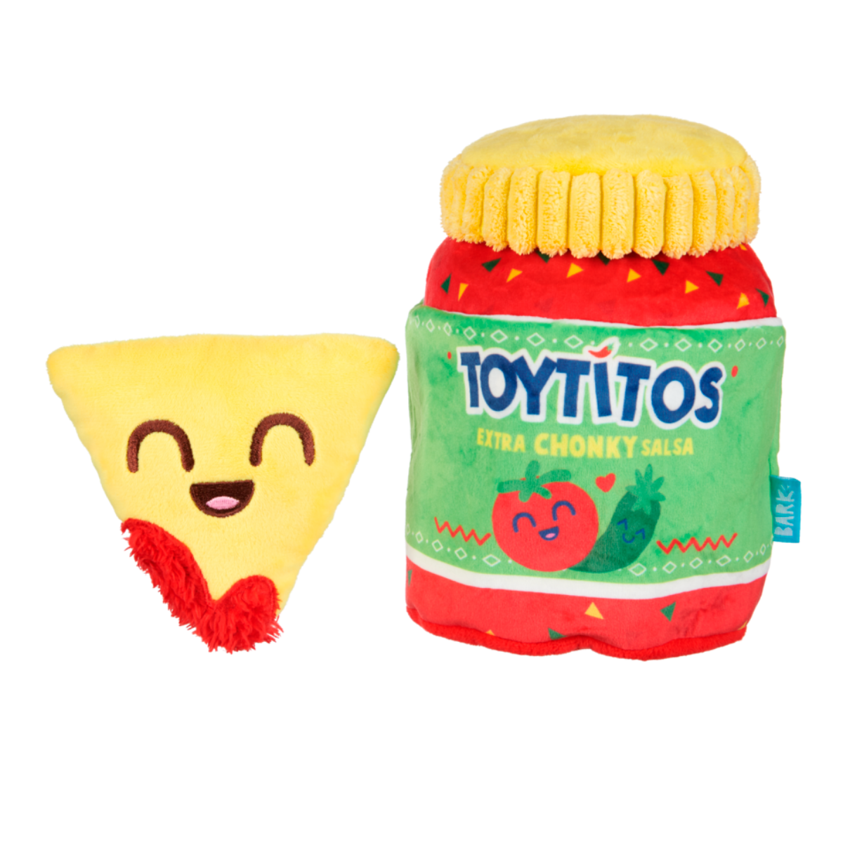 Yip & Salsa Plush Multi-Part + Enrichment Dog Toy