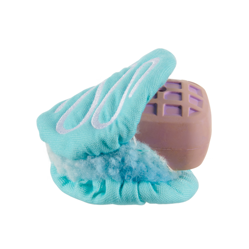 Velvet Blue Smackaroon Durable Super Chewer Dog Toy