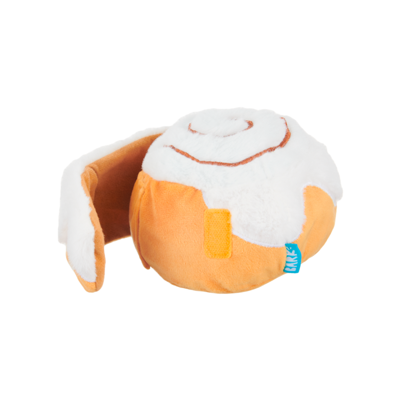 Cinnamon Growl Plush Enrichment Dog Toy