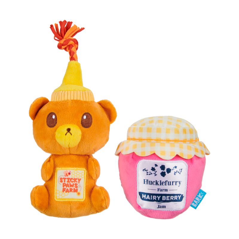 That's My Jam, Honey Plush Multi-Part + Enrichment Dog Toy