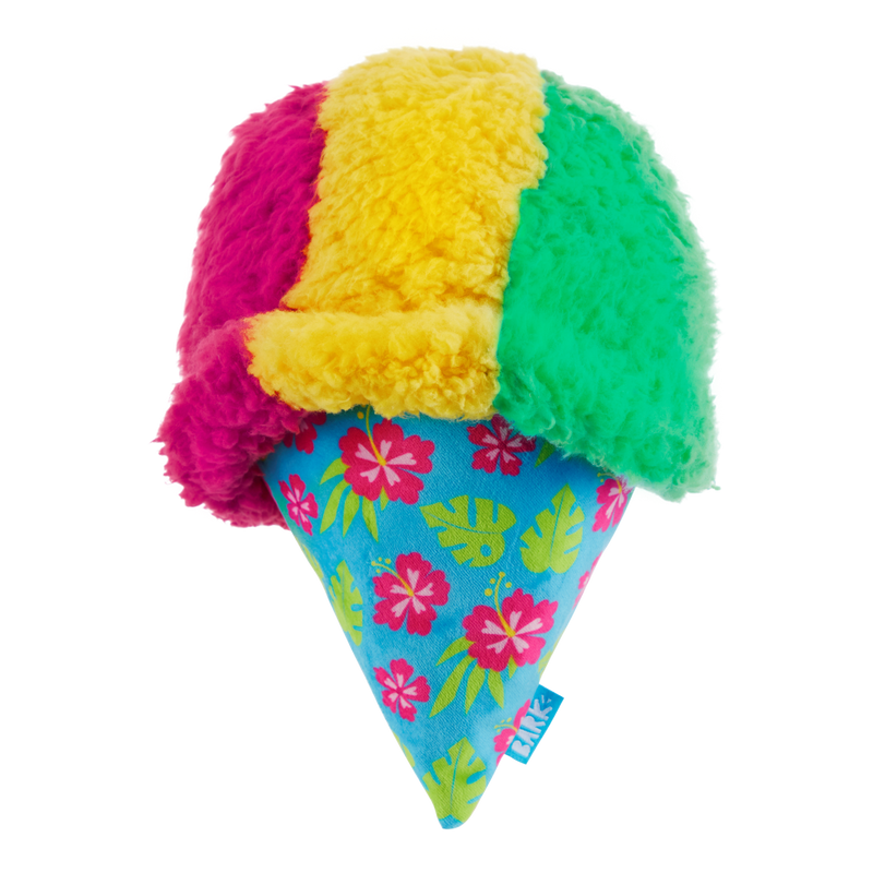 A-Sno-Ha Cone Plush Fetch Dog Toy