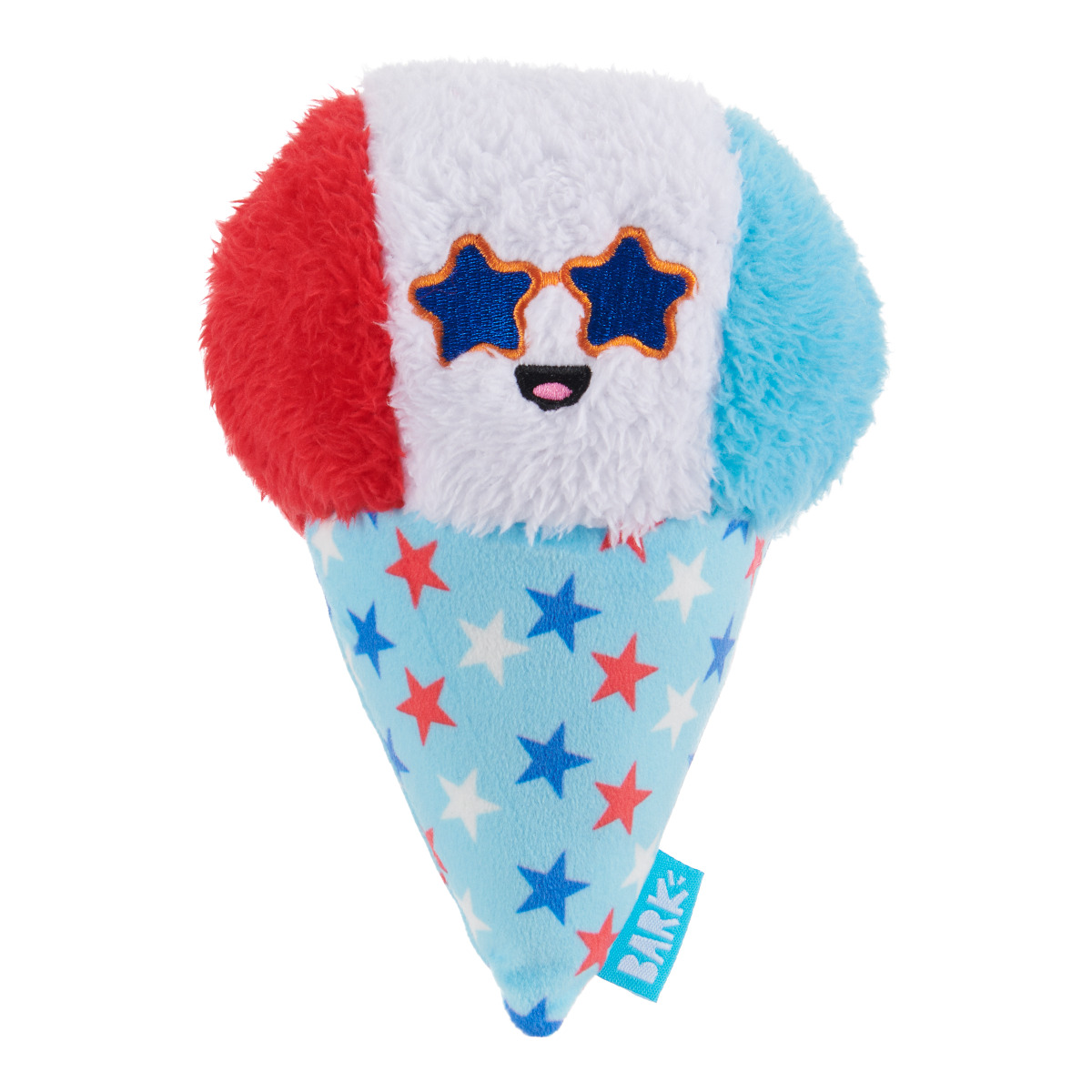 Liberty Cone Plush Dog Toy