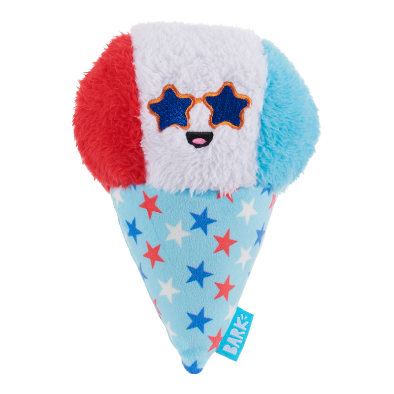 Liberty Cone Plush Dog Toy