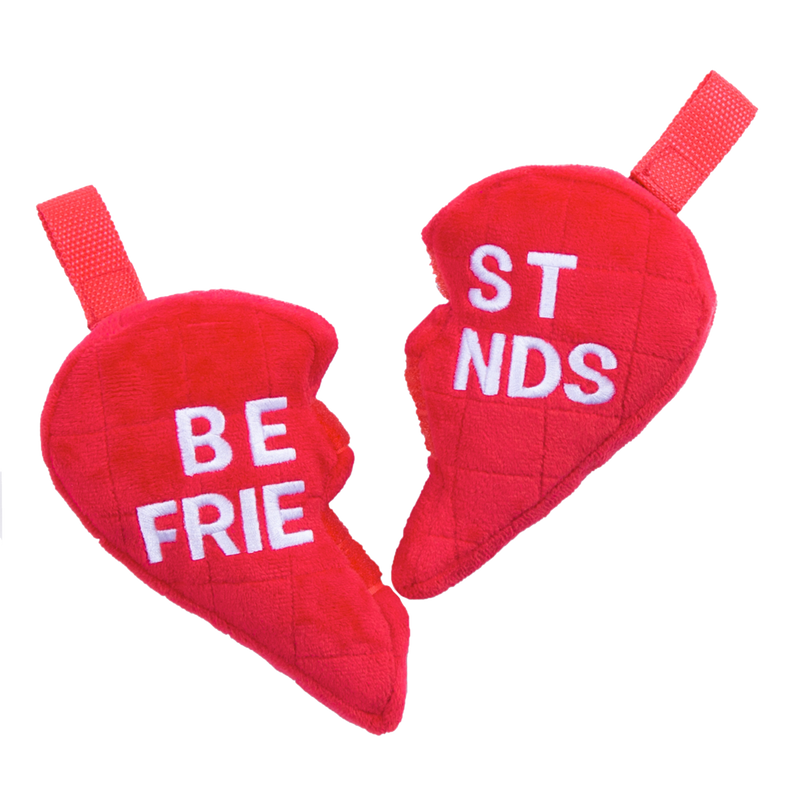 Friends Furever Plush Wearable Tug + Multi-Part Dog Toy