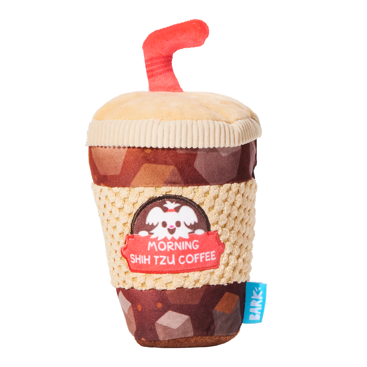 Cold Chew Coffee Plush Tug Dog Toy