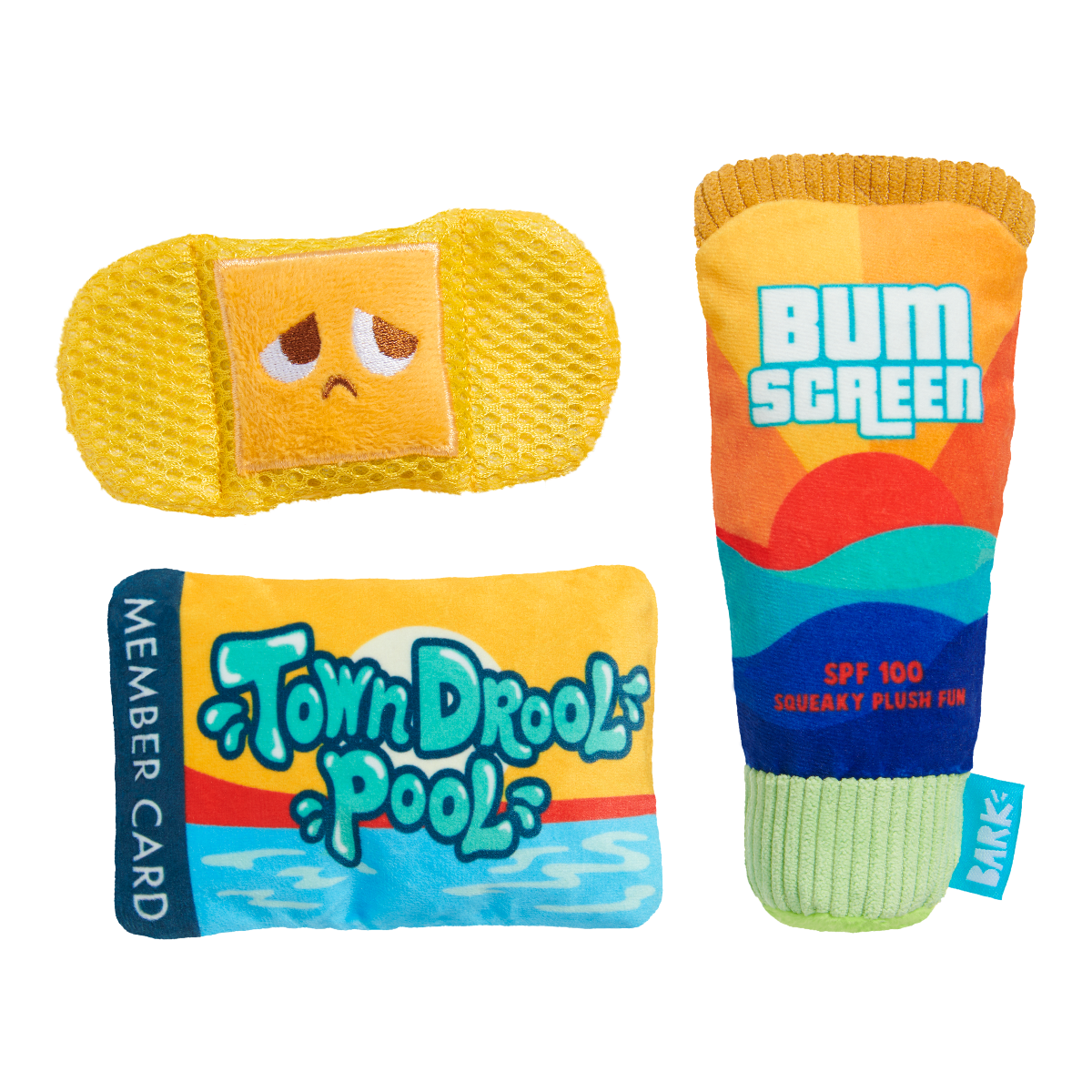 Drool Pool Packup Plush Multi-Part Dog Toy