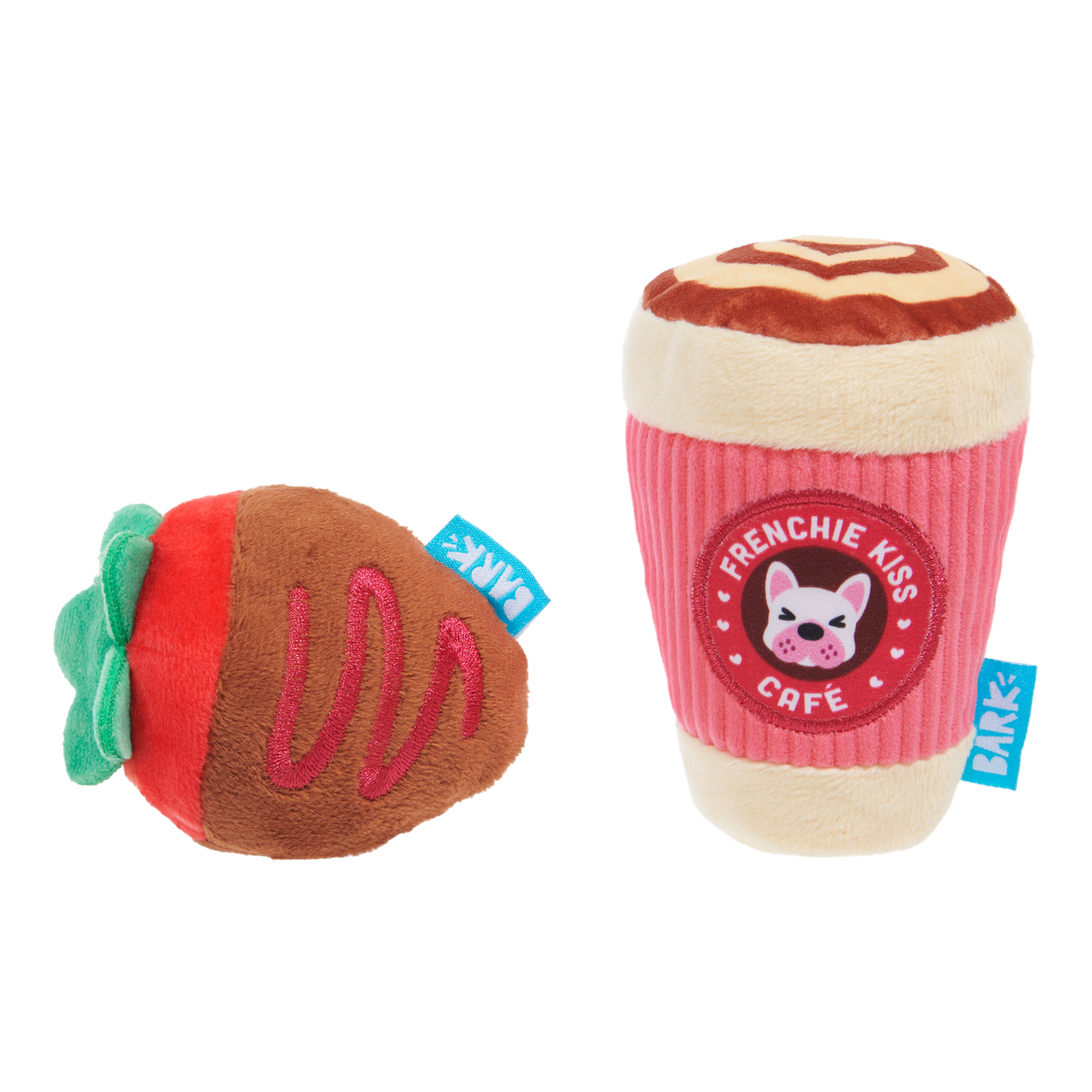 French Kiss Coffee Kit Plush Multi-Part Dog Toy