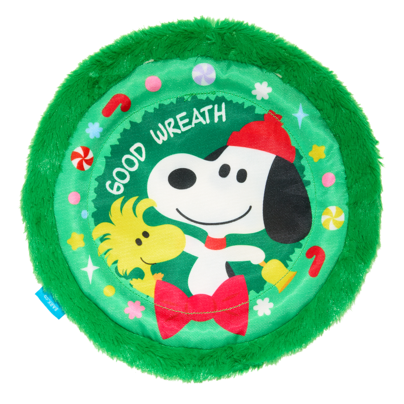 Disc The Halls Plush Fetch Dog Toy