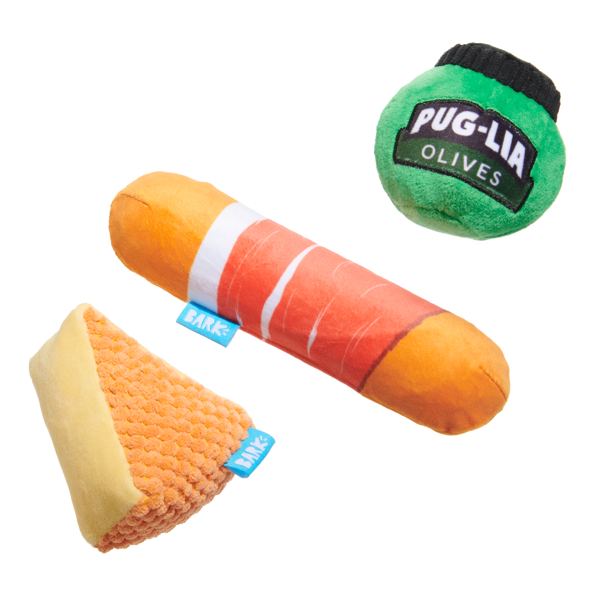 Primo Pawsto Plush Multi-Part Dog Toy