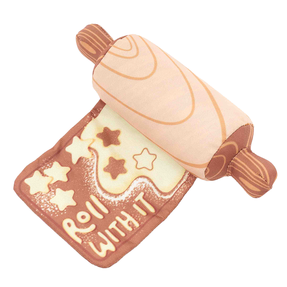 Rollover Pin Plush Tug Dog Toy