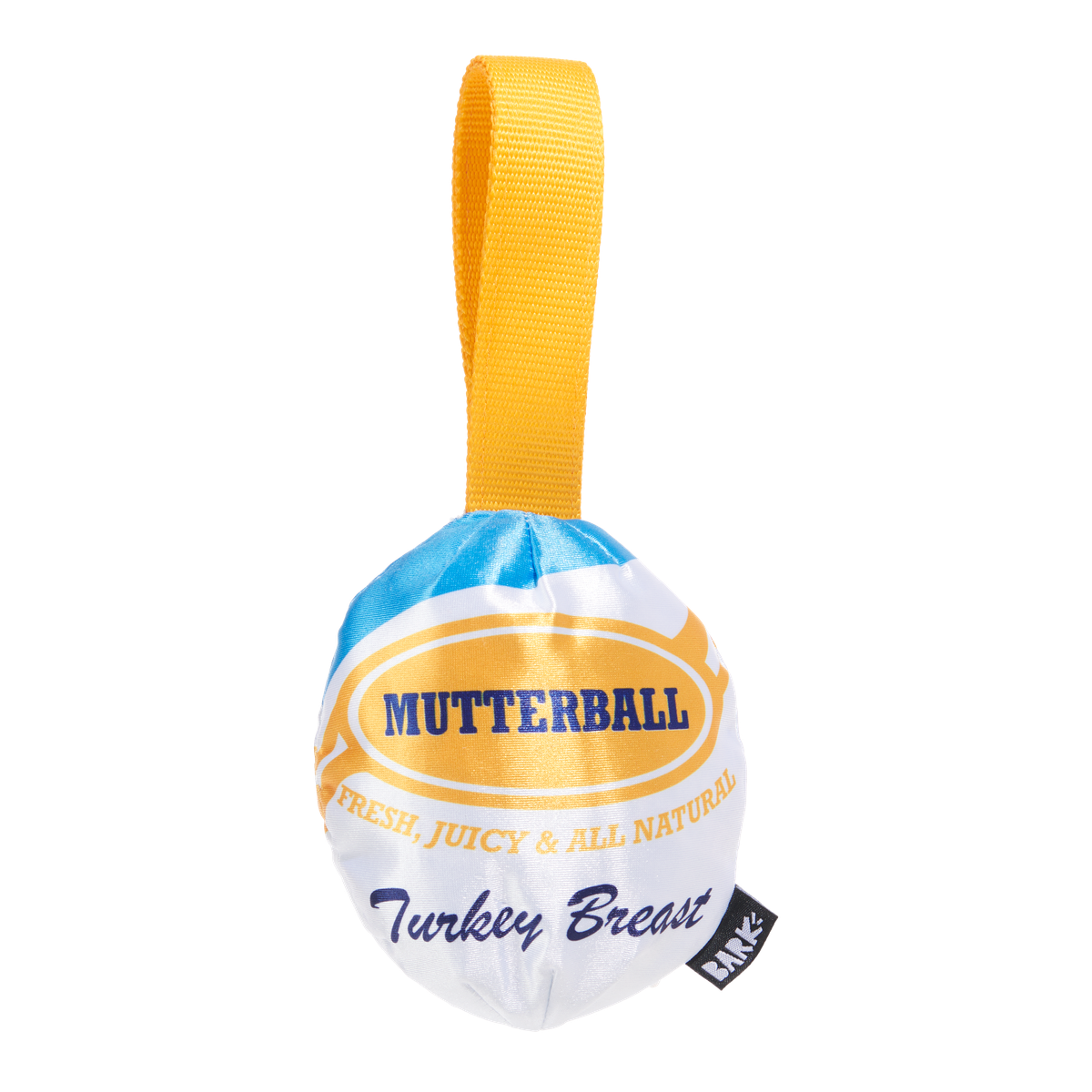 Mutterball Turkey Durable Super Chewer 2-in-1 Rip and Reveal + Tug Dog Toy