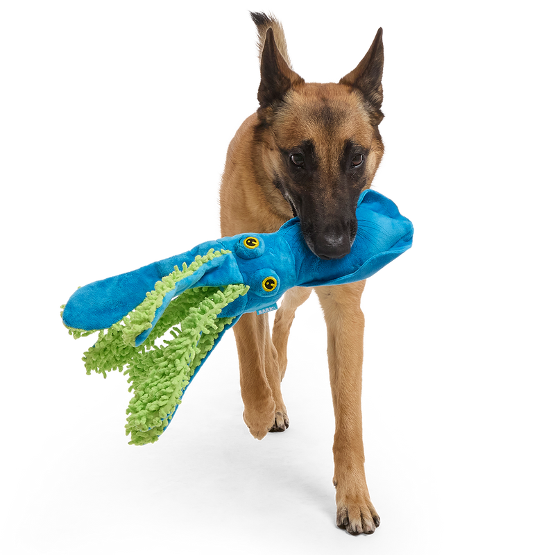 Shifty Sid the Squid Plush Extra-Large + Tug Dog Toy