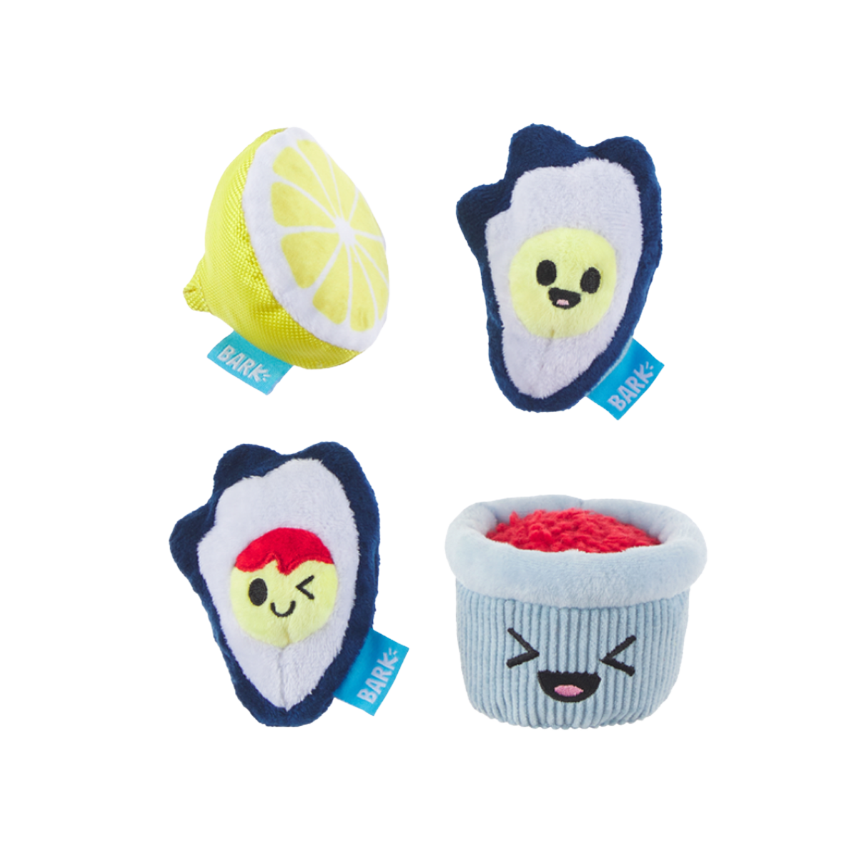 Shuck N' Chuck Toysters Plush Multi-Part Dog Toy