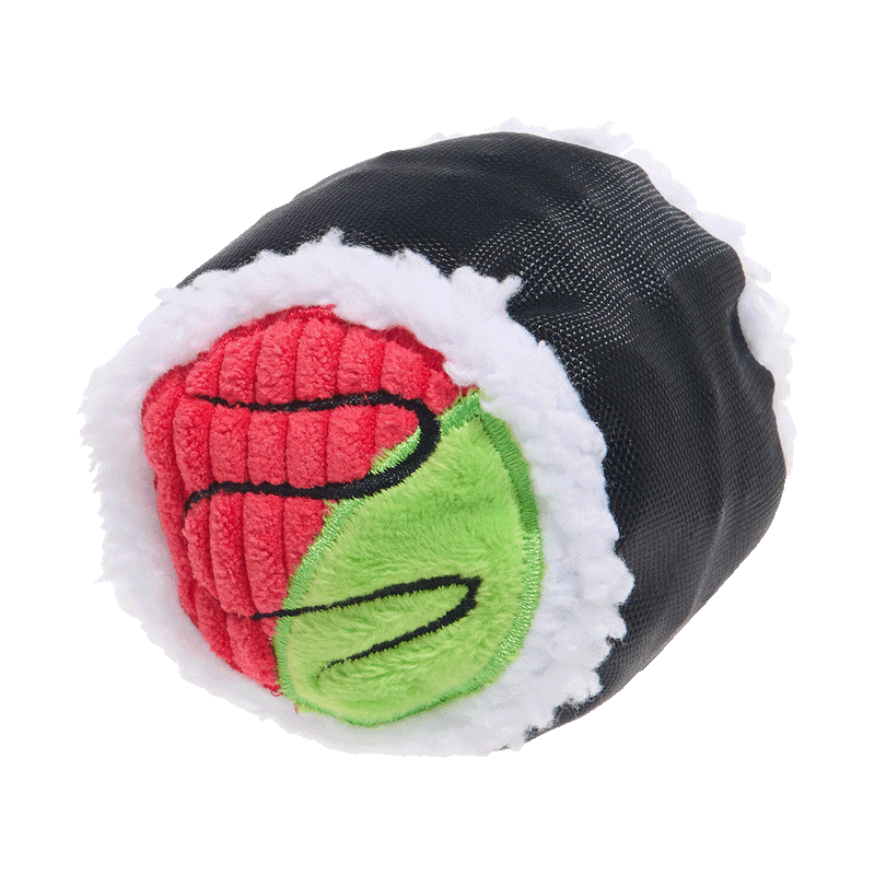 Sushi Roller Super Chewer Durable 2-in-1 + Fetch Dog Toy