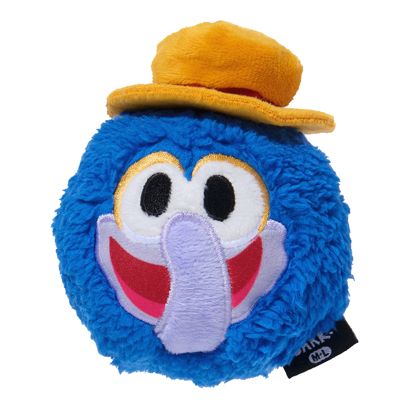 The Great Gonzo as "Charles Lick-ens" Super Chewer Durable 2-in-1 + Fetch Dog Toy
