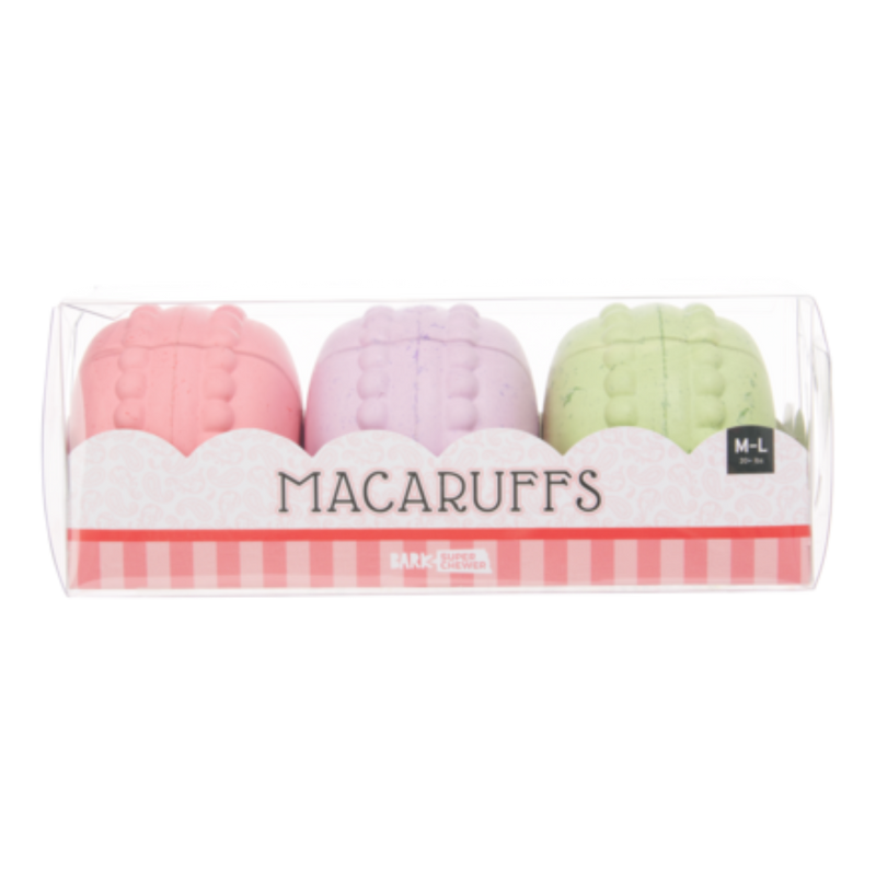 Macaruffs Durable Super Chewer Multi-Part Dog Toy