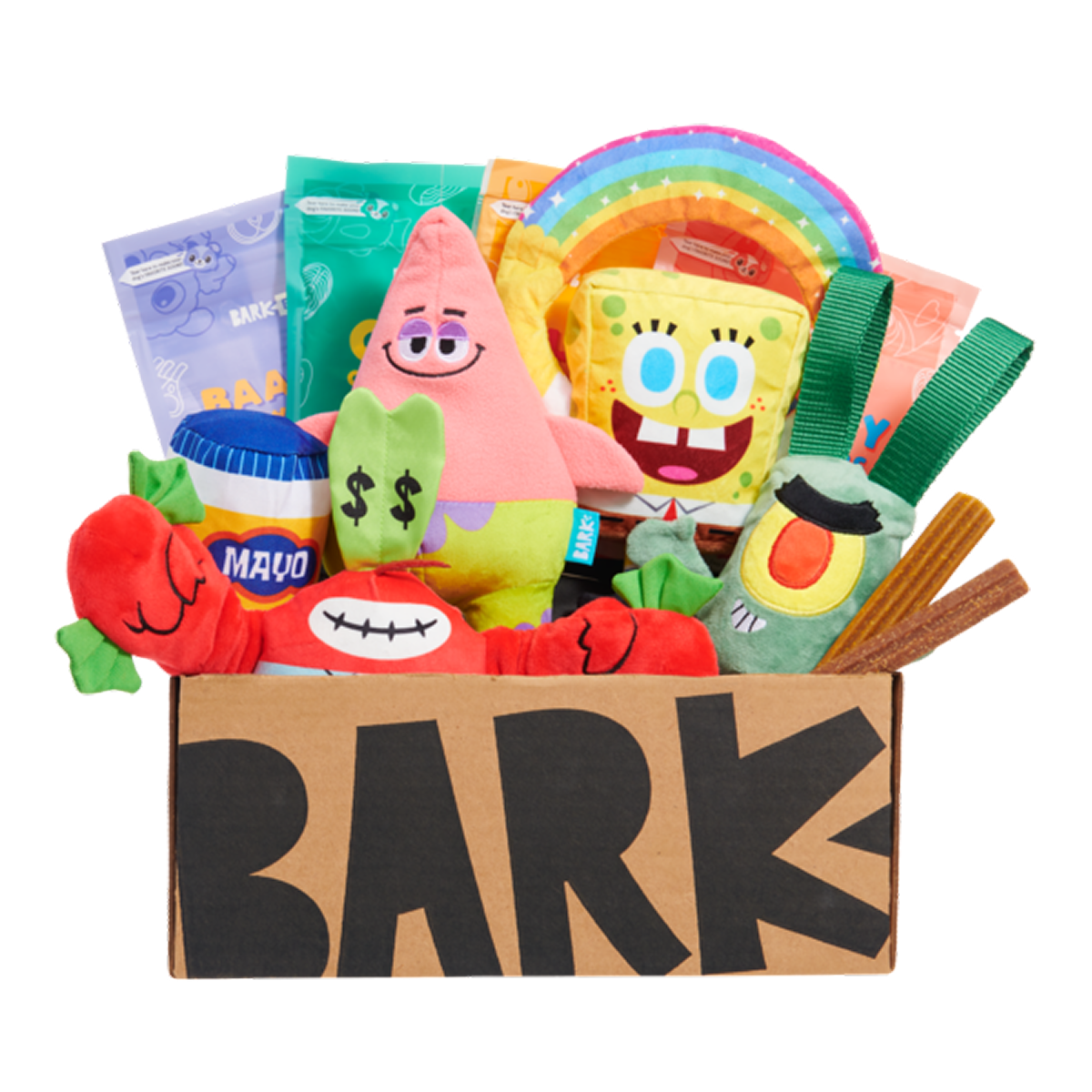BARK 12 Month Subscription - Spongebob Squarepants Double Deluxe First Box