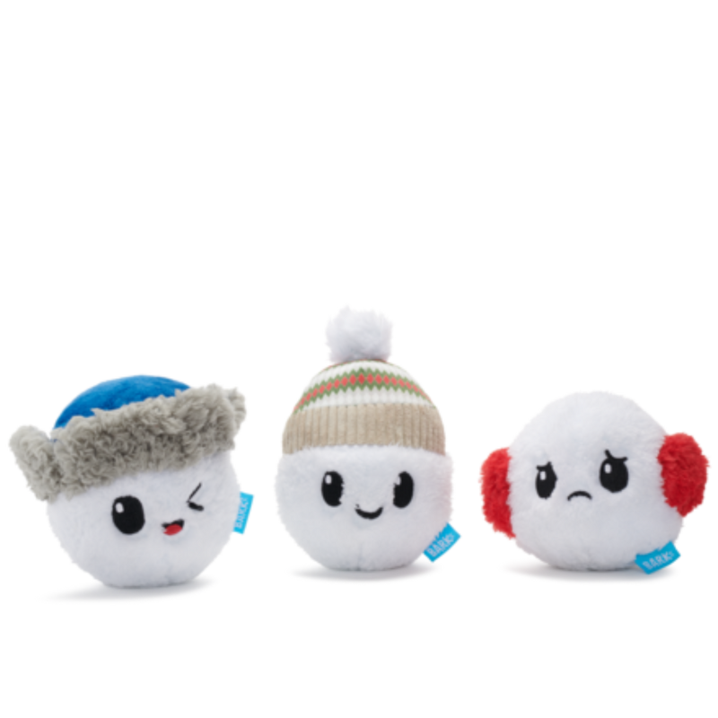 Ice, Ice, and Baby Plush Multi-Part Dog Toy