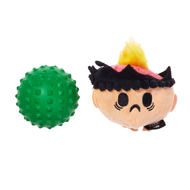 Hot-Headed Harry Super Chewer Durable 2-in-1 + Fetch Dog Toy