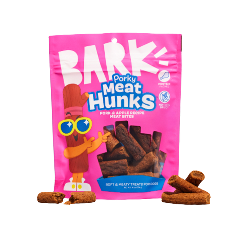 Porky Meat Hunks Soft & Chewy Dog Treats, 10 oz