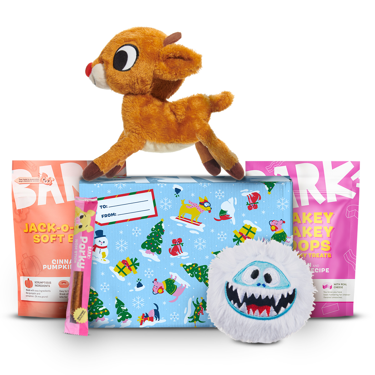 Rudolph® Holiday Gift BarkBox
