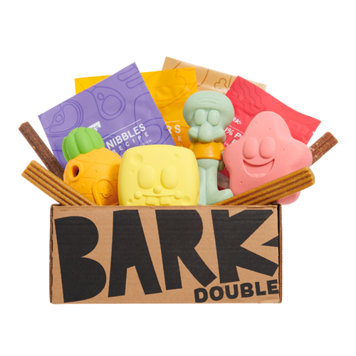 BARK 12 Month Subscription - Spongebob Squarepants Double Deluxe First Box