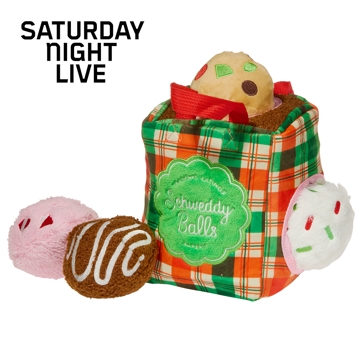 Saturday Night Live: Schweddy Balls Plush Multi-Part Dog Toy