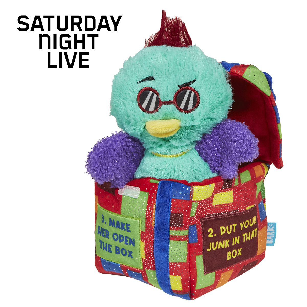 Saturday Night Live: Duck in A Box Plush Multi-Part + Enrichment Dog Toy