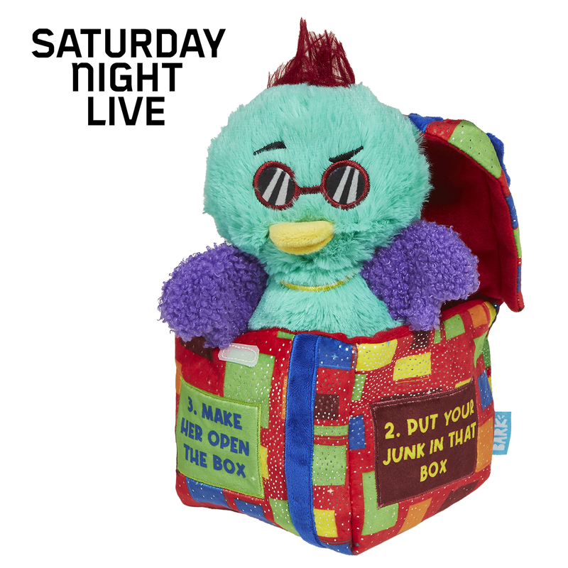 Saturday Night Live: Duck in A Box Plush Multi-Part + Enrichment Dog Toy