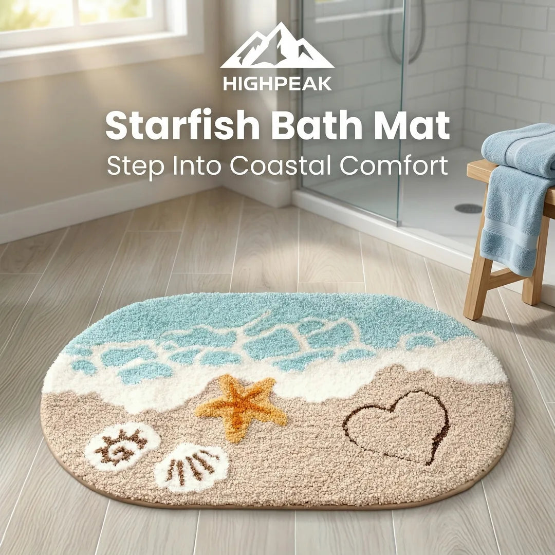 Starfish Bath Mat